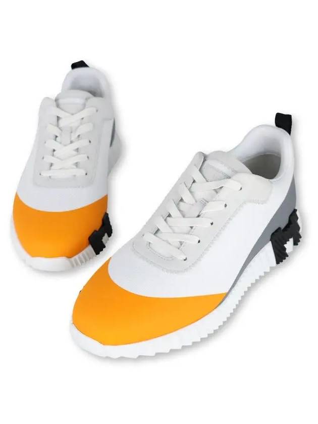 Bouncing Low Top Sneakers White - HERMES - BALAAN 2