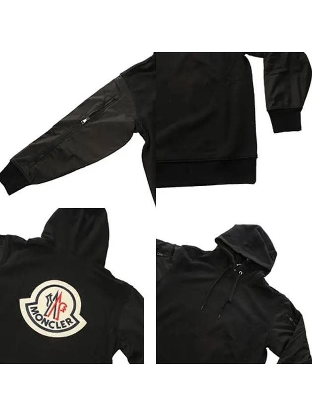 Padding mix big logo patch hood 8G51500 V8144 999 - MONCLER - BALAAN 7