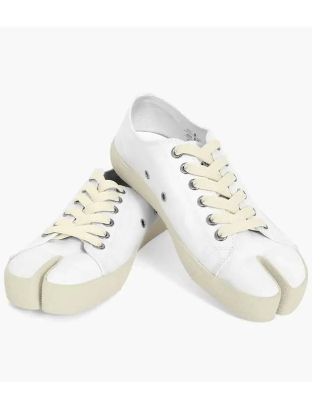 Tabi Canvas Low Top Sneakers White - MAISON MARGIELA - BALAAN 6