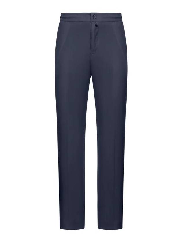 SS24 pants in lyocell blend UPLACK0607D07 07NAVY - KITON - BALAAN 1