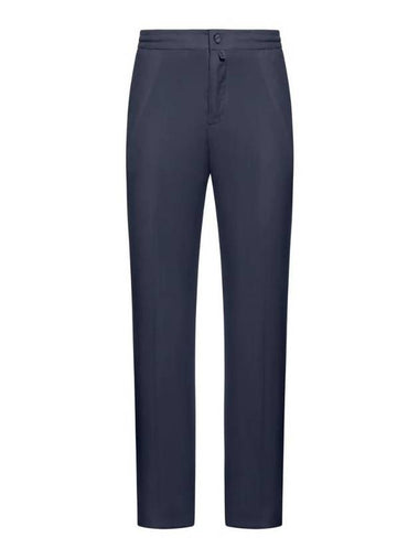 SS24 pants in lyocell blend UPLACK0607D07 07NAVY - KITON - BALAAN 1