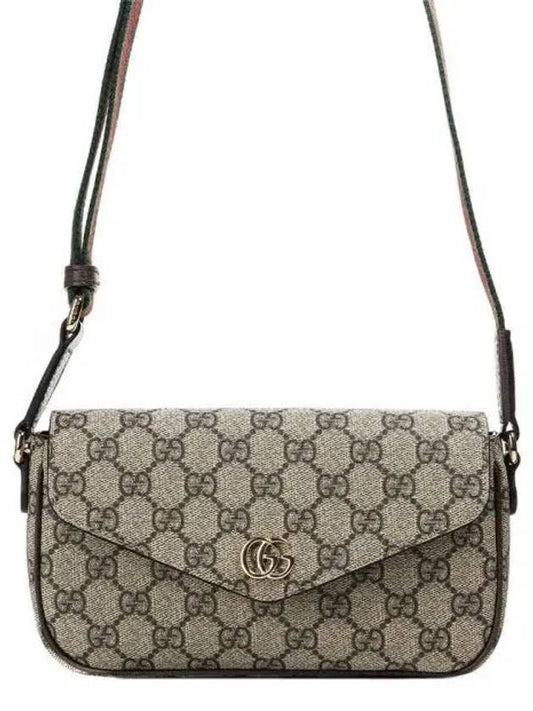 Ophidia GG Mini Bag Beige Ebony - GUCCI - BALAAN 2