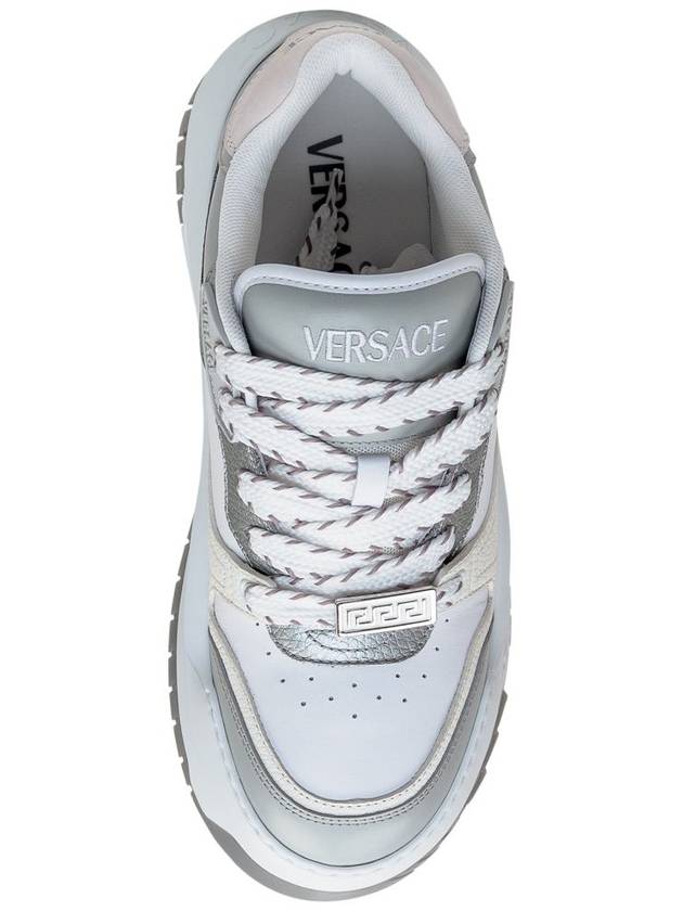 24FW Sneakers 10154371A10925 2E10P GRAY BLACK PALLADIO - VERSACE - BALAAN 5