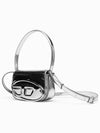 1DR Mirrored Leather Shoulder Bag Silver - DIESEL - BALAAN 4