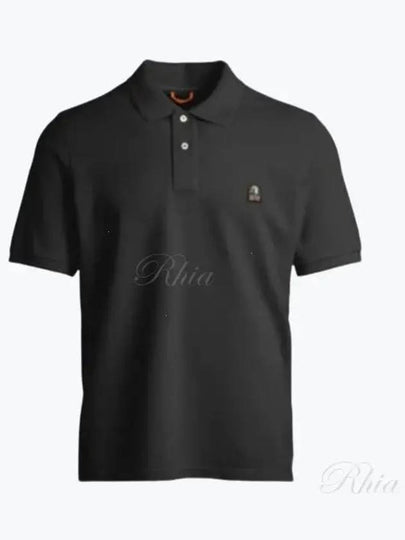 Patch Polo Shirt Black - PARAJUMPERS - BALAAN 2