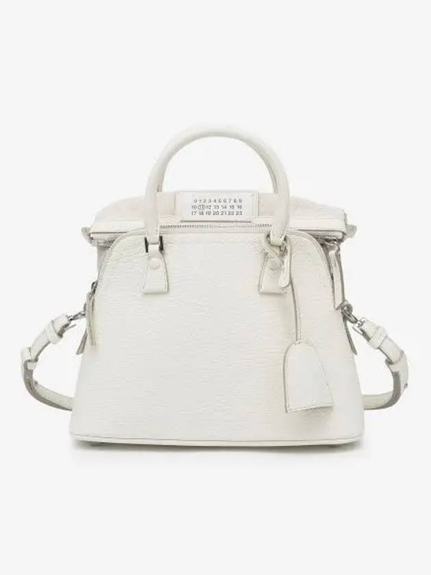 5AC Logo Patch Mini Tote Bag Ivory - MAISON MARGIELA - BALAAN 2