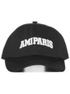 Embroided Logo Ball Cap Black - AMI - BALAAN 4