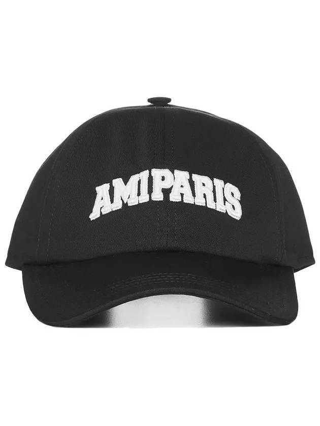 Embroided Logo Ball Cap Black - AMI - BALAAN 4