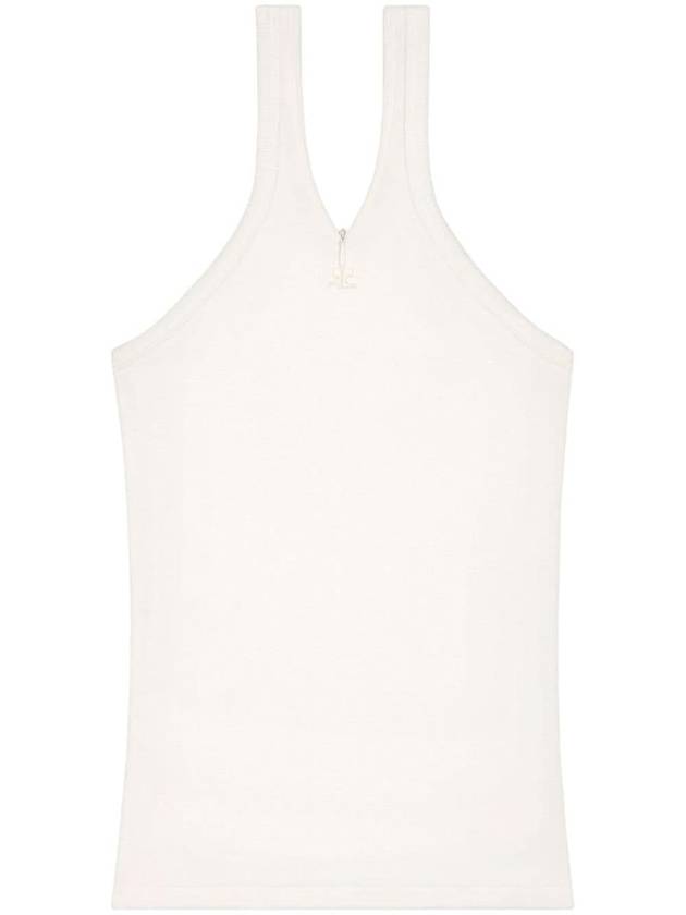 Criss Cross 90 s Sleeveless White - COURREGES - BALAAN 2