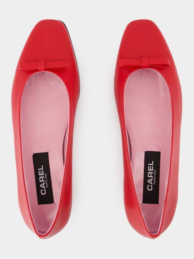 Bella Ballerinas - Carel - Leather - Red - CAREL - BALAAN 4