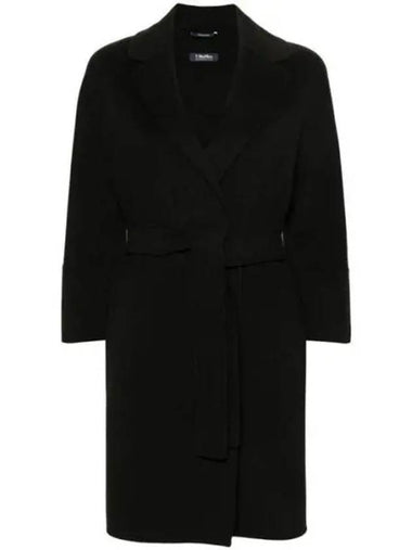 Arona Wool Coat Black 29016111600 013 1207908 - MAX MARA - BALAAN 1