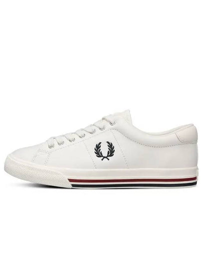 Underspin Leather Low Top Sneakers White - FRED PERRY - BALAAN 2