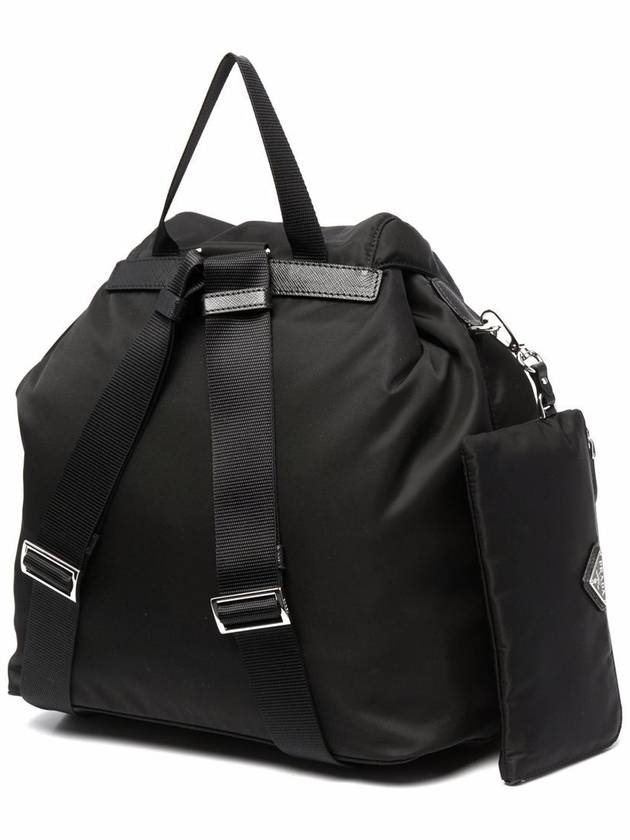 Re-Nylon Medium Backpack Black - PRADA - BALAAN 4