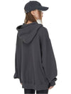 IHD002 4 Signature Graphic Hooded Zip-up Charcoal - ITZAVIBE - BALAAN 4