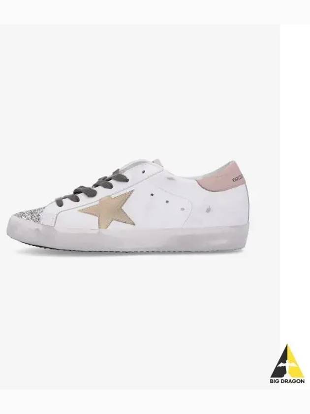 Platinum Glitter Toe Leather Low Top Sneakers White - GOLDEN GOOSE - BALAAN 2