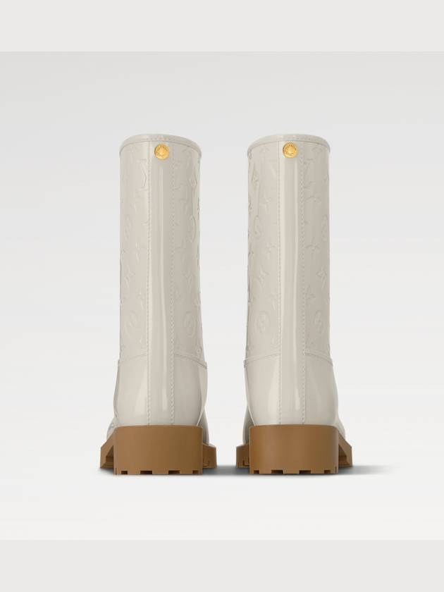 Drops Flat Half Rain Boot Cream - LOUIS VUITTON - BALAAN 3