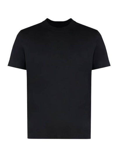 Embroidered 4G Logo Cotton Short Sleeve T-shirt Black - GIVENCHY - BALAAN 2