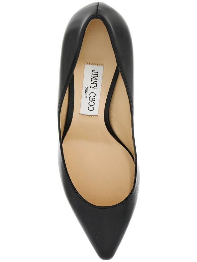 Romi 60 Matte Leather Pumps Black - JIMMY CHOO - BALAAN 3