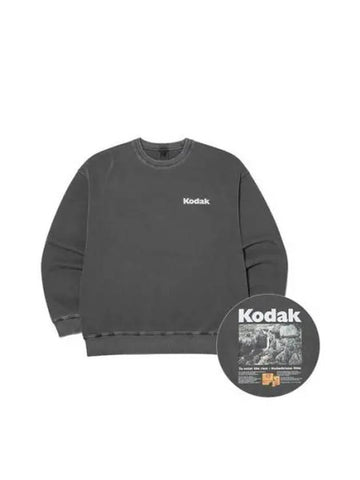 KODAK Apparel Scenery Pigment Sweatshirt CHARCOAL - KODO - BALAAN 1