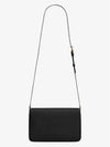 Le Maillon Smooth Leather Satchel Shoulder Bag Black - SAINT LAURENT - BALAAN 4