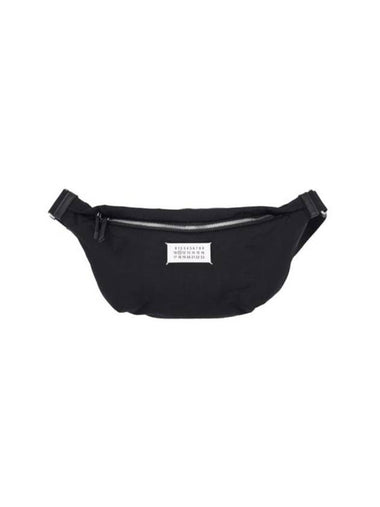 Logo Patch Belt Bag Black - MAISON MARGIELA - BALAAN 1