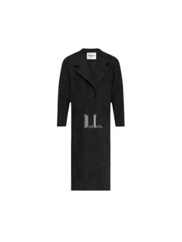 Women's Sabine Wool Single Coat Black - ISABEL MARANT - BALAAN 2