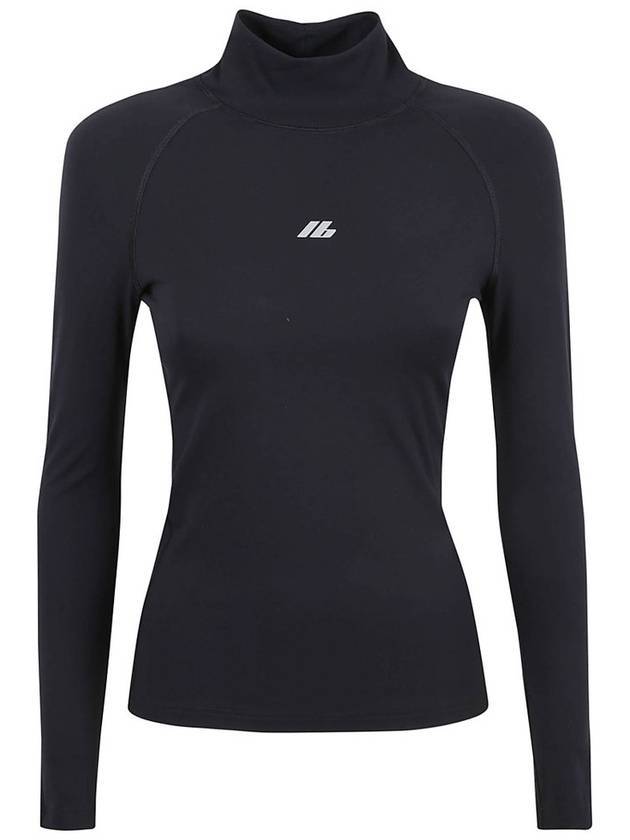 Active sports long sleeve neck polar black - BALENCIAGA - BALAAN 1