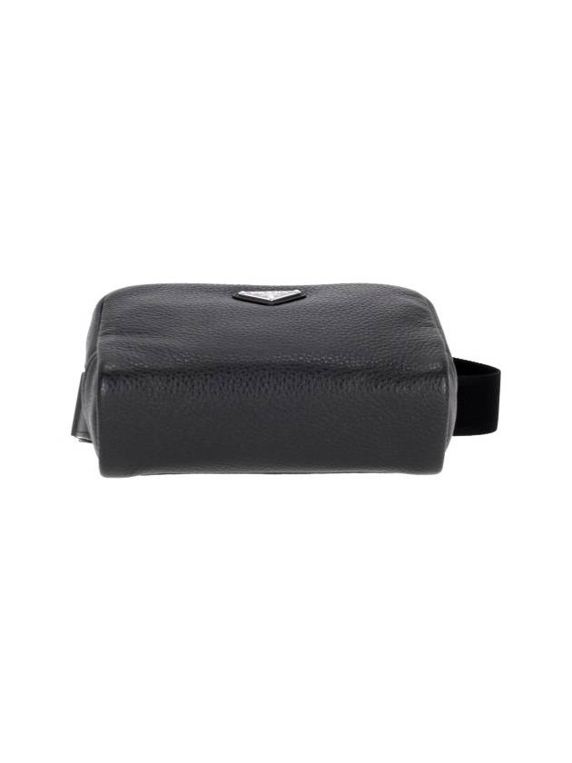 Leather Cross Bag Black - PRADA - BALAAN 5