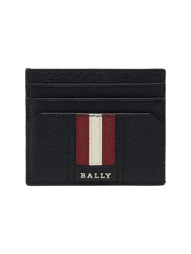 Talbyn Leather Card Wallet Black - BALLY - BALAAN 1