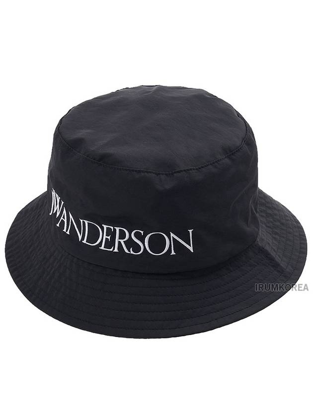 Embroidered Logo Bucket Hat Black - JW ANDERSON - BALAAN 2