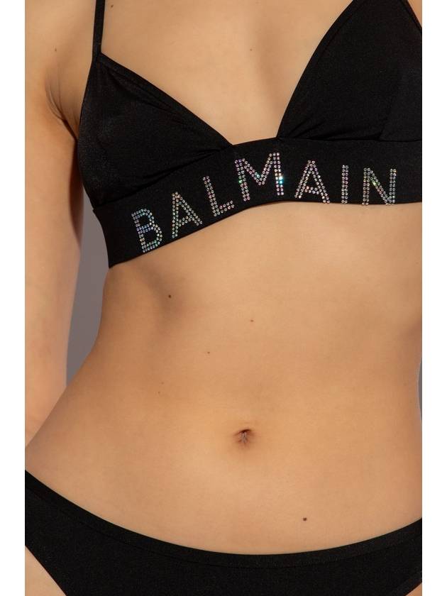 Balmain Bikini With Logo, Women's, Black - BALMAIN - BALAAN 4