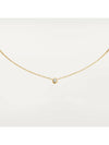 Damour L Necklace Gold - CARTIER - BALAAN 4