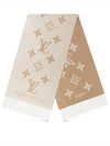 Reykjavik Monogram Cashmere Scarf Light Beige - LOUIS VUITTON - BALAAN 2