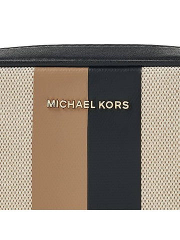 Women's Stripe Detail Camera Cross Bag Beige - MICHAEL KORS - BALAAN 7