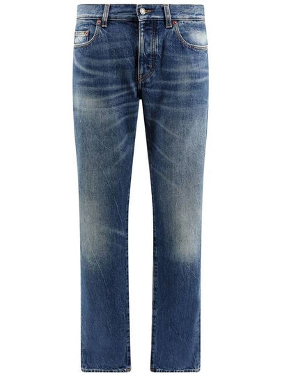 Slim-Fit Cotton Jeans Deauville Beach Blue - SAINT LAURENT - BALAAN 2