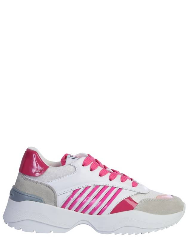 chunky D24 low top sneakers white pink - DSQUARED2 - BALAAN 3