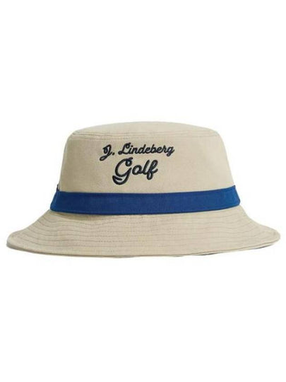 Lukas Embroidery Logo Golf Bucket Hat Safari Beige - J.LINDEBERG - BALAAN 2