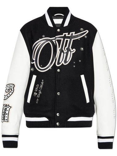 Off-White Jacket With Logo, Women's, Black - OFF WHITE - BALAAN 1