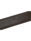 Horseshoe Buckle Reversible Leather Belt Black Brown - MONTBLANC - BALAAN 6