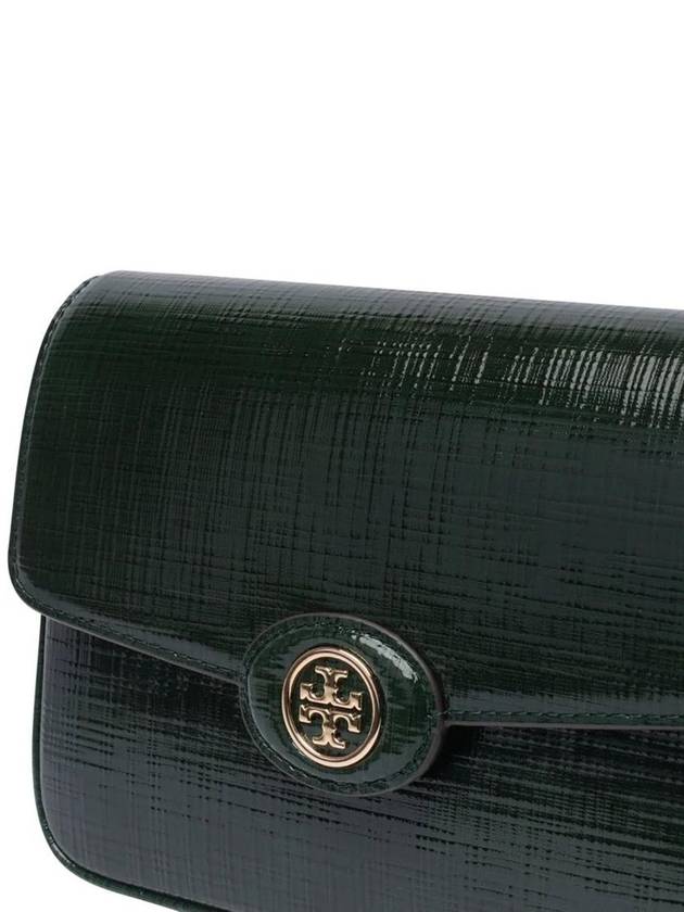 Robinson Spazzolato Convertible Shoulder Bag Green - TORY BURCH - BALAAN 5