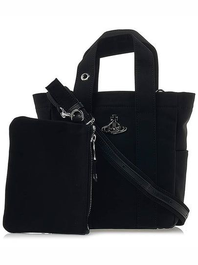 Small Mullay Tote Bag Black - VIVIENNE WESTWOOD - BALAAN 2