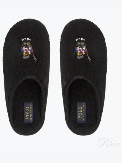 Kayleigh Scuff Bear Mule Black - POLO RALPH LAUREN - BALAAN 2