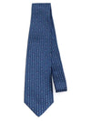 100 silk blue triope pattern tie - CELINE - BALAAN 3