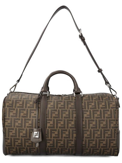 FF Fabric Large Duffel Bag Brown - FENDI - BALAAN 2