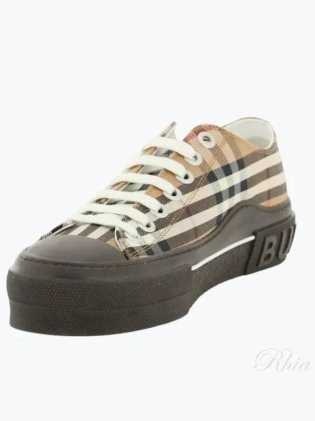 Cotton Vintage Check Low-Top Sneakers - BURBERRY - BALAAN 2