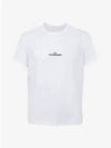 Reverse Embroidered Logo Stitched Cotton Short Sleeve T-Shirt White - MAISON MARGIELA - BALAAN 2