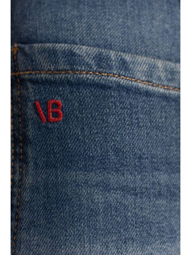 Victoria Beckham Jeans With Logo, Women's, Blue - VICTORIA BECKHAM - BALAAN 5