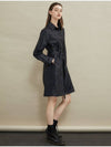 Gloss shirt dress Black - MANAVIS7 - BALAAN 1