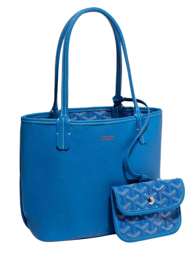 Anjou Mini Tote Bag Blue - GOYARD - BALAAN 1