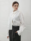 e 3-stitch collar natural washing long-sleeved shirt white - PRETONE - BALAAN 2